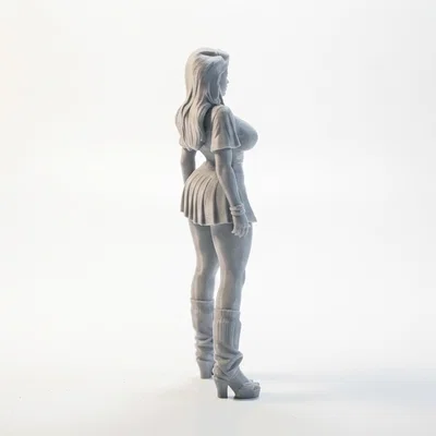 Mô hình nhân vật Gothic Woman 3D sắc nét