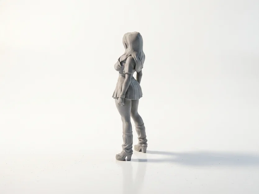 Mô hình nhân vật Gothic Woman 3D sắc nét - Image 4