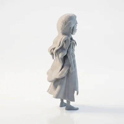 Mô hình 3D Daenerys Targaryen - Game of Thrones (STL)