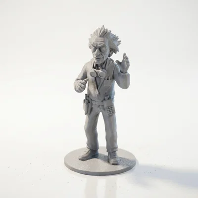 Mô hình 3D Christopher Lloyd - Nhân vật Phim & Truyền hình có thể in 3D