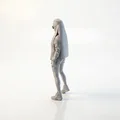 Mô Hình Figurine Cool Goth Girl - Mẫu In 3D Độc Đáo - Thumbnail 4