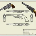 Mô hình súng Revolver in 3D làm đạo cụ cosplay cực chất - Thumbnail 1
