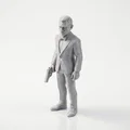 Mô hình 3D Daniel Craig James Bond - Tượng điệp viên 007 in 3D - Thumbnail 1
