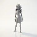 Mô hình 3D nhân vật Daphne trong phim hoạt hình - Thumbnail 1