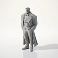 Mô hình Dapper Hellboy in 3D phong cách lịch lãm - Thumbnail 1