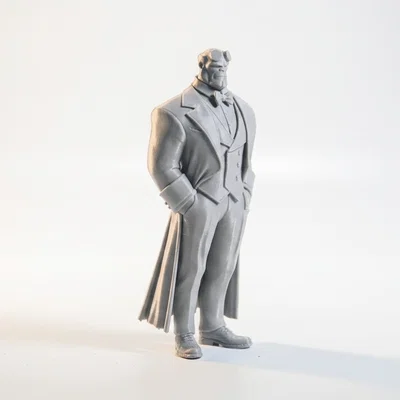 Mô hình Dapper Hellboy in 3D phong cách lịch lãm