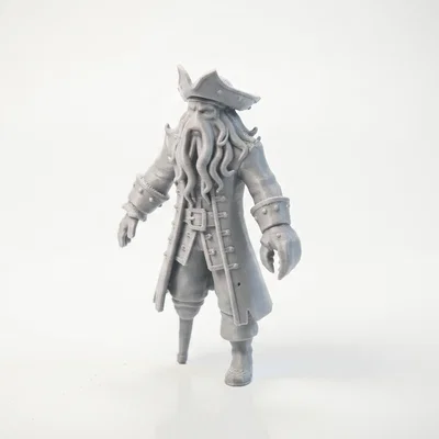 Mô hình Davy Jones - Nhân vật phim Cướp biển vùng Caribbean (STL 3D)