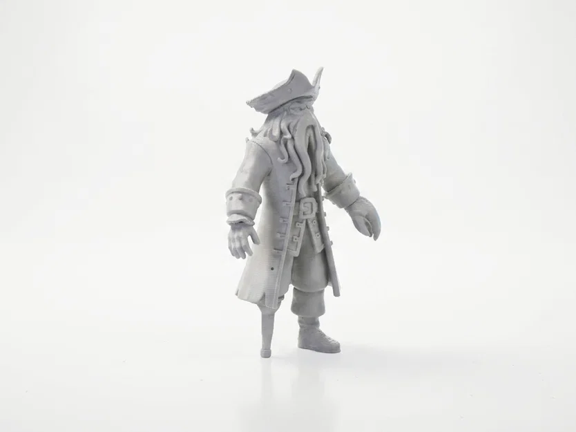 Mô hình Davy Jones - Nhân vật phim Cướp biển vùng Caribbean (STL 3D) - Image 2