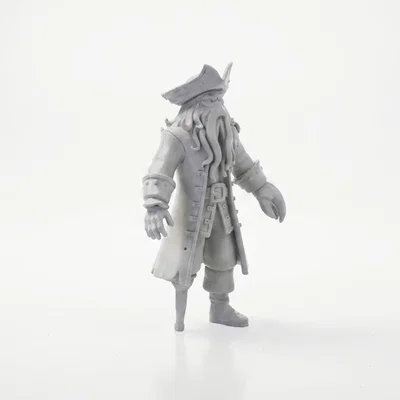 Mô hình Davy Jones - Nhân vật phim Cướp biển vùng Caribbean (STL 3D)
