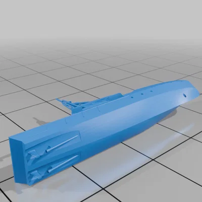 Mô hình tàu tuần tra 3D chi tiết - Thiết kế mô phỏng hàng hải
