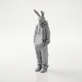 Mô hình 3D in nhân vật Donnie Darko Rabbit Mask - Thumbnail 1