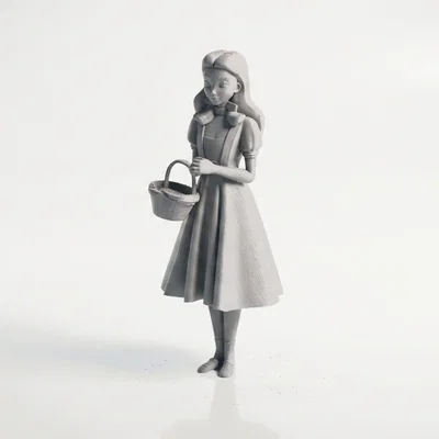Mô hình 3D Dorothy trong Phù Thủy Xứ Oz