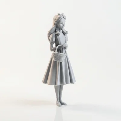 Mô hình 3D Dorothy trong Phù Thủy Xứ Oz