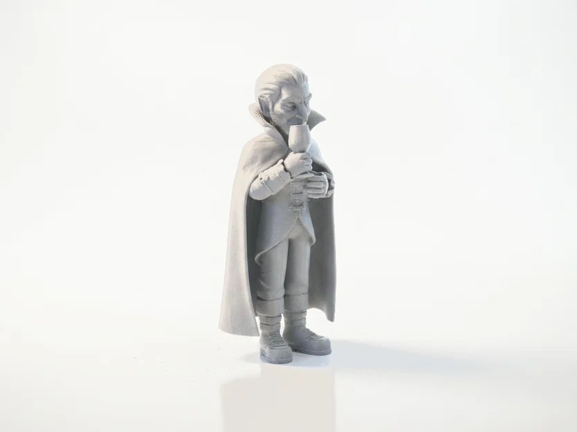 Mô hình 3D Dracula - Tượng trang trí phim ảnh kinh dị in 3D - Image 2