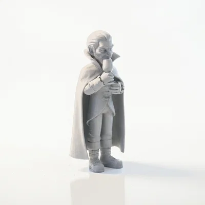 Mô hình 3D Dracula - Tượng trang trí phim ảnh kinh dị in 3D