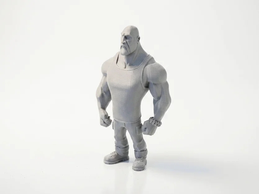 Mô hình in 3D Dwayne Johnson (The Rock) - Phim & Truyền hình - Image 1