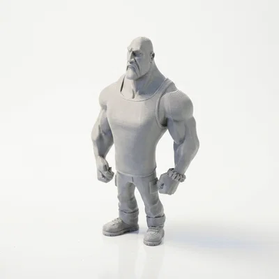 Mô hình in 3D Dwayne Johnson (The Rock) - Phim & Truyền hình