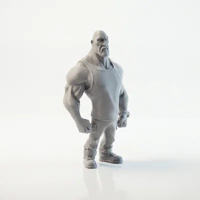 Mô hình in 3D Dwayne Johnson (The Rock) - Phim & Truyền hình
