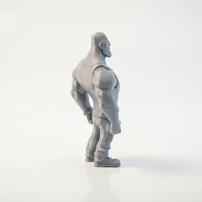 Mô hình in 3D Dwayne Johnson (The Rock) - Phim & Truyền hình