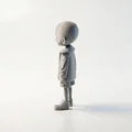 Mô hình 3D in ấn Eleven - Stranger Things Collectible - Thumbnail 4