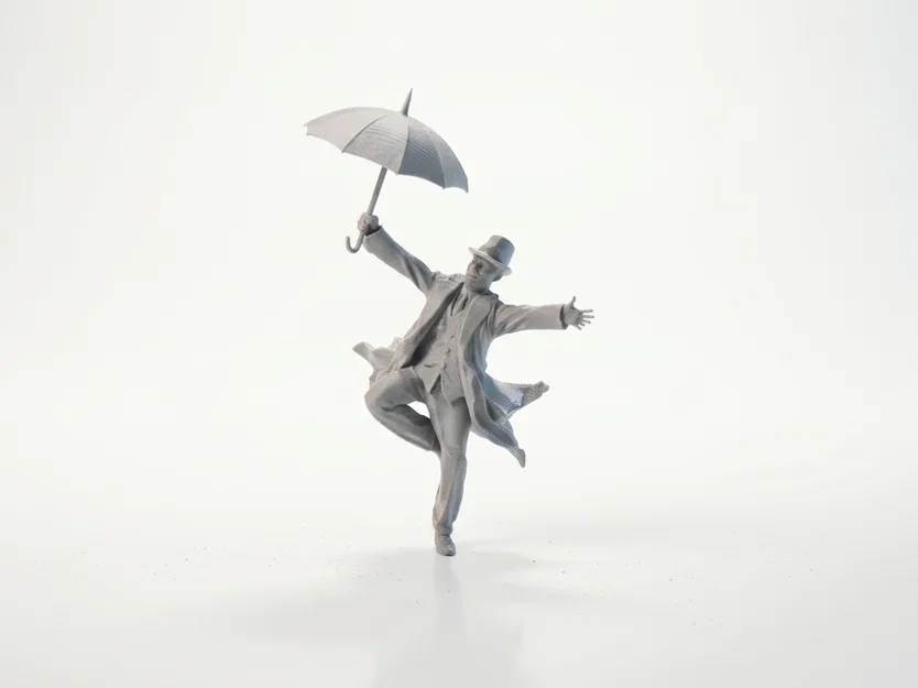 Mô hình 3D Gene Kelly nhảy múa kinh điển - Phim & Truyền hình - Image 1