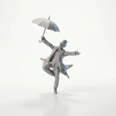 Mô hình 3D Gene Kelly nhảy múa kinh điển - Phim & Truyền hình