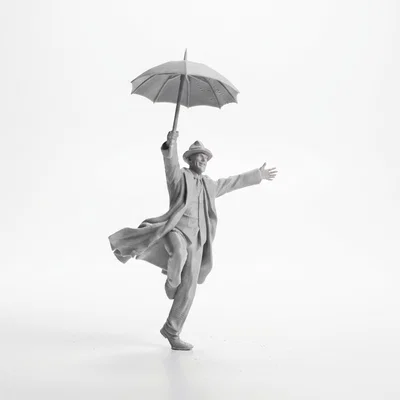 Mô hình 3D Gene Kelly nhảy múa kinh điển - Phim & Truyền hình