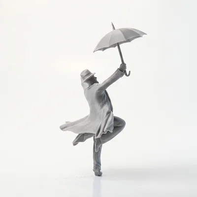 Mô hình 3D Gene Kelly nhảy múa kinh điển - Phim & Truyền hình