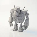 Mô hình Robot Cổ điển Retro Robot Figurine - File in 3D Sci-Fi - Thumbnail 1