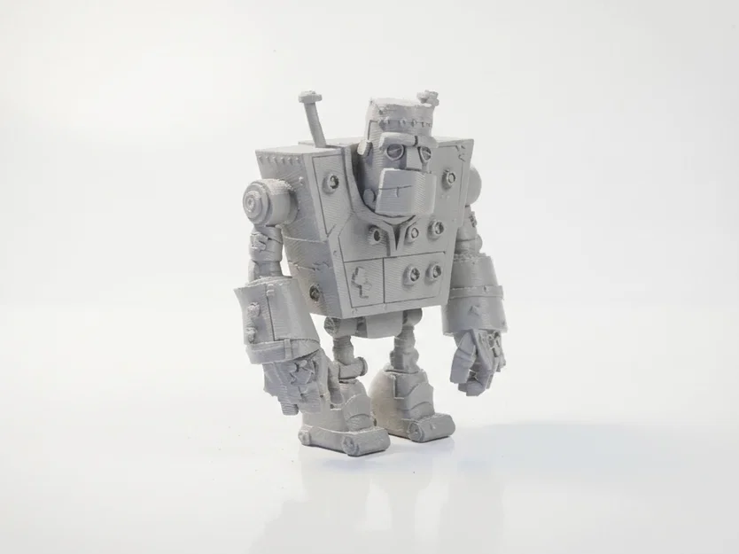 Mô hình Robot Cổ điển Retro Robot Figurine - File in 3D Sci-Fi - Image 2