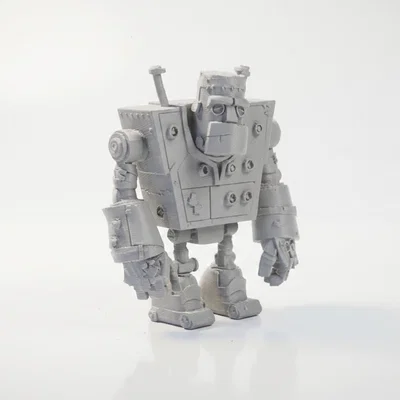 Mô hình Robot Cổ điển Retro Robot Figurine - File in 3D Sci-Fi