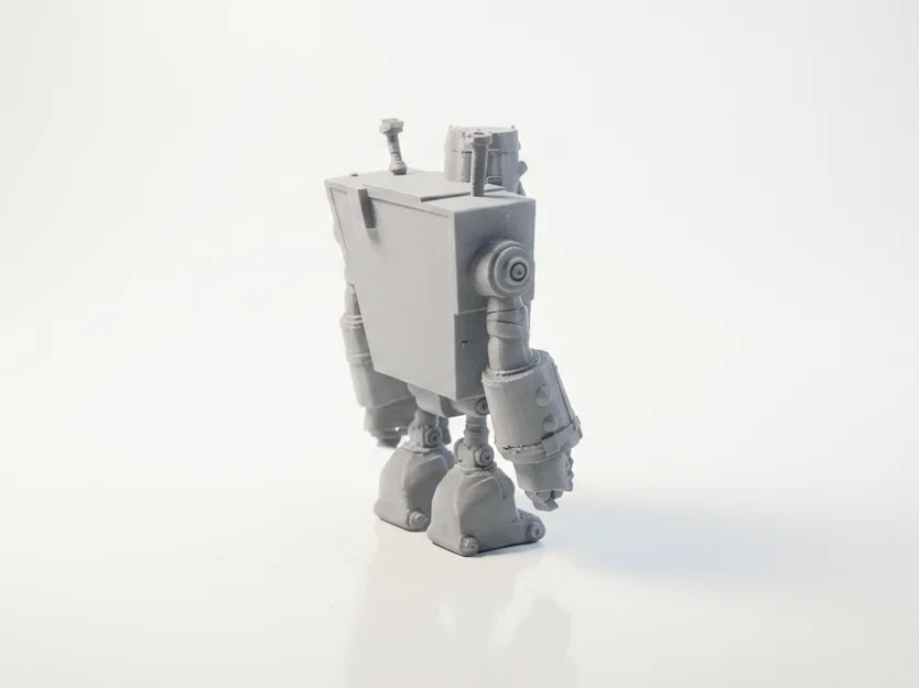 Mô hình Robot Cổ điển Retro Robot Figurine - File in 3D Sci-Fi - Image 3