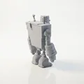 Mô hình Robot Cổ điển Retro Robot Figurine - File in 3D Sci-Fi - Thumbnail 3