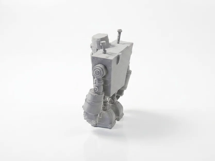 Mô hình Robot Cổ điển Retro Robot Figurine - File in 3D Sci-Fi - Image 4