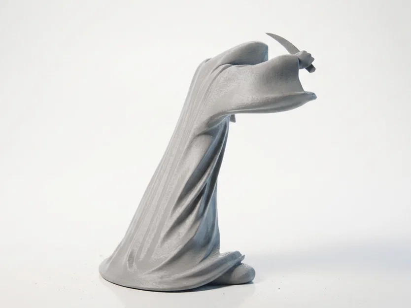 Mô hình 3D Ghostface - Nhân vật phim kinh dị có thể in ấn - Image 3