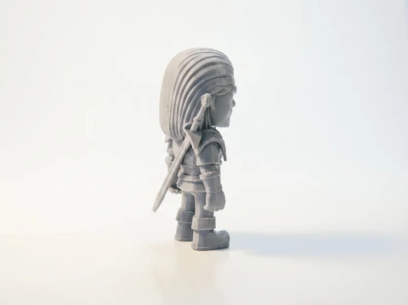 Mô hình 3D in Geralt Of Rivia - Sói Trắng Witcher - Image 3
