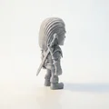 Mô hình 3D in Geralt Of Rivia - Sói Trắng Witcher - Thumbnail 3