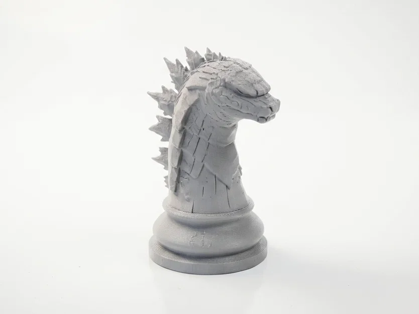 Mô hình in 3D quân xe cờ vua Godzilla Kaiju - Image 1