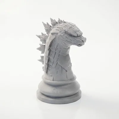 Mô hình in 3D quân xe cờ vua Godzilla Kaiju