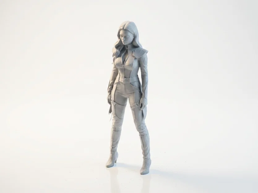 Mô hình 3D Goth Girl - Tượng nhân vật phong cách Gothic ấn tượng - Image 1