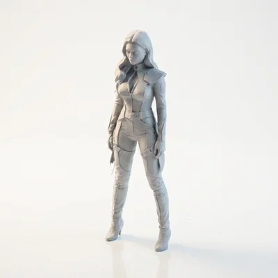 Mô hình 3D Goth Girl - Tượng nhân vật phong cách Gothic ấn tượng