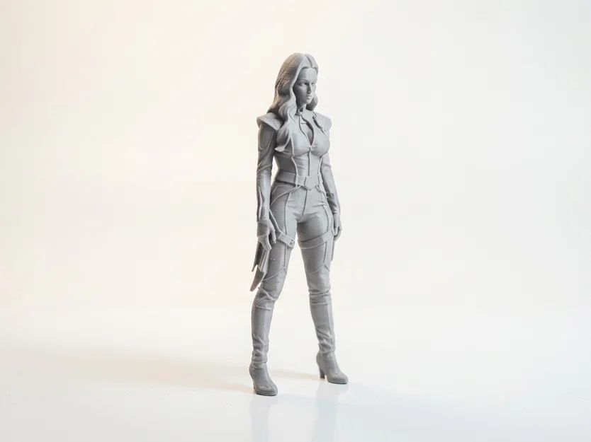 Mô hình 3D Goth Girl - Tượng nhân vật phong cách Gothic ấn tượng - Image 2