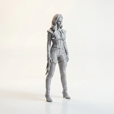 Mô hình 3D Goth Girl - Tượng nhân vật phong cách Gothic ấn tượng