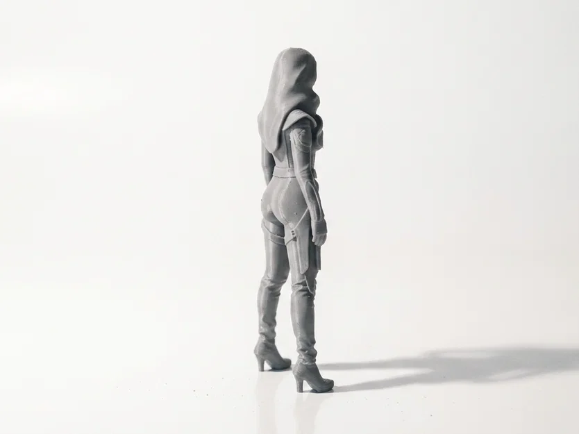 Mô hình 3D Goth Girl - Tượng nhân vật phong cách Gothic ấn tượng - Image 3