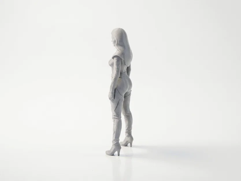 Mô hình 3D Goth Girl - Tượng nhân vật phong cách Gothic ấn tượng - Image 4