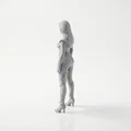 Mô hình 3D Goth Girl - Tượng nhân vật phong cách Gothic ấn tượng - Thumbnail 4