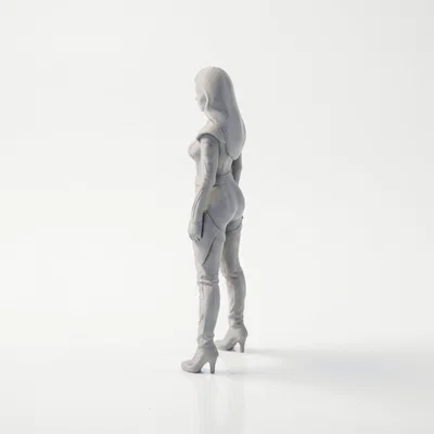 Mô hình 3D Goth Girl - Tượng nhân vật phong cách Gothic ấn tượng