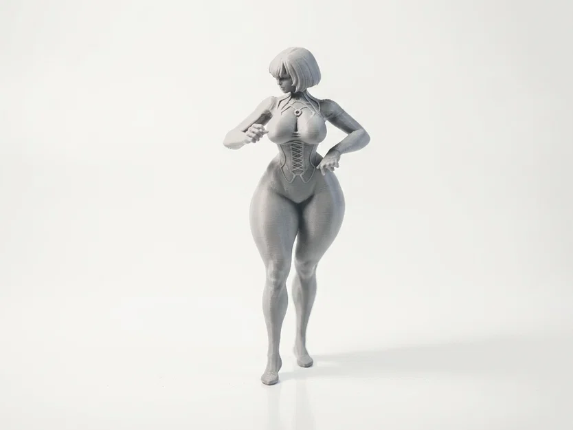 Mô hình nhân vật Anime Goth Girl in 3D - Image 1