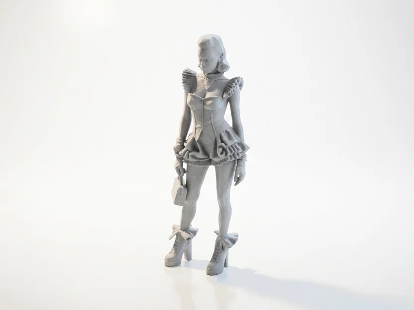 Mô hình 3D Nhân vật Gothic dành cho Phim & Truyền hình có thể in được - Image 1