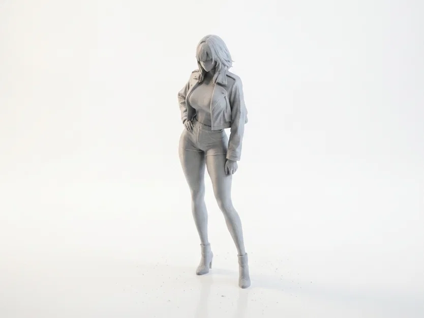 Mô hình tượng Goth Lady dành cho phim & truyền hình để in 3D - Image 1